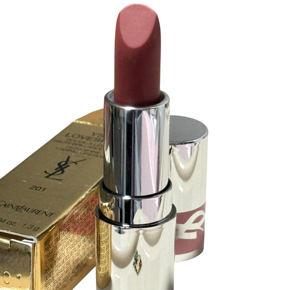 New Mini YSL Loveshine Lipstick 201 Rosewood Blush - Picture 1 of 7